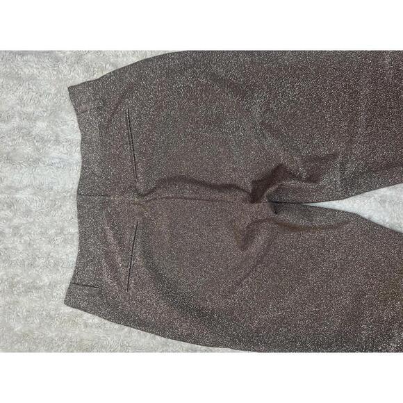 Scotch & Soda gold metallic Lurex tailored pants Size XS - Picture 8 of 9